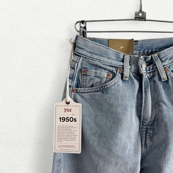 Levi’s Vintage Clothing 1950’s 701 Jeans High-Waisted Straight Fit Lot # 701 - Picture 8 of 8